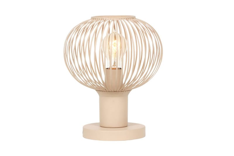 Bordlampe TRIO Gila 23 cm, Sand - 23 cm, Sand - Belysning - Innendørsbelysning & Lamper - Nattlampe - Nattlampe bord