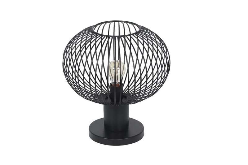 Bordlampe TRIO Gila 33 cm, Matt svart - 33 cm, Matt svart - Belysning - Innendørsbelysning & Lamper - Nattlampe - Nattlampe bord