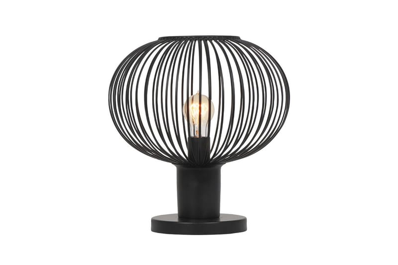 Bordlampe TRIO Gila 33 cm, Matt svart - 33 cm, Matt svart - Belysning - Innendørsbelysning & Lamper - Nattlampe - Nattlampe bord