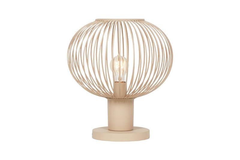 Bordlampe TRIO Gila 33 cm, Sand - 33 cm, Sand - Belysning - Innendørsbelysning & Lamper - Nattlampe - Nattlampe bord