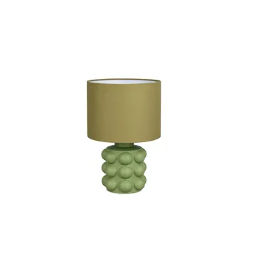 Bordlampe TRIO Kate - 30 cm, Grønn - Belysning - Innendørsbelysning & Lamper - Nattlampe - Nattlampe bord