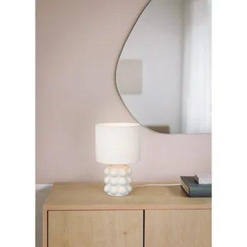 Bordlampe TRIO Kate - 30 cm, Hvit - Belysning - Innendørsbelysning & Lamper - Nattlampe - Nattlampe bord