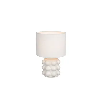 Bordlampe TRIO Kate - 30 cm, Hvit - Belysning - Innendørsbelysning & Lamper - Nattlampe - Nattlampe bord
