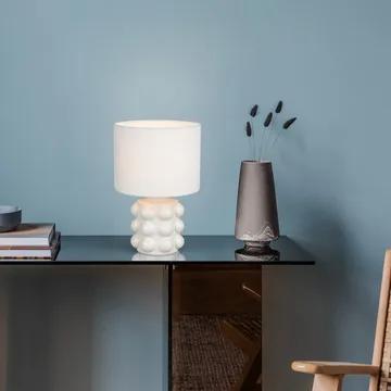 Bordlampe TRIO Kate - 30 cm, Hvit - Belysning - Innendørsbelysning & Lamper - Nattlampe - Nattlampe bord