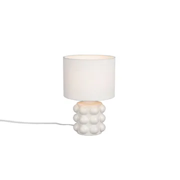 Bordlampe TRIO Kate - 30 cm, Hvit - Belysning - Innendørsbelysning & Lamper - Nattlampe - Nattlampe bord