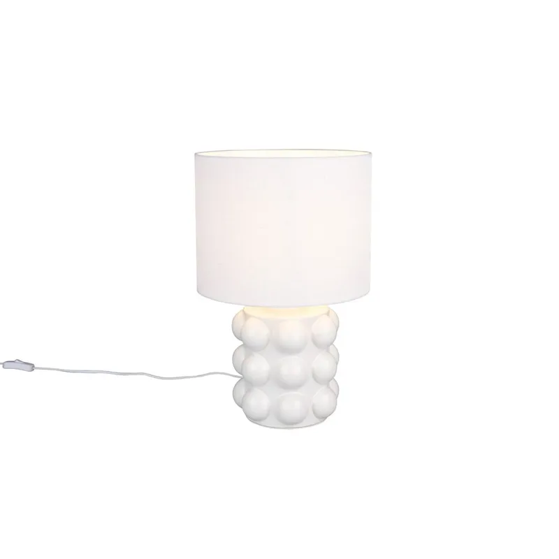 Bordlampe TRIO Kate - 47 cm, Hvit - Belysning - Innendørsbelysning & Lamper - Nattlampe - Nattlampe bord