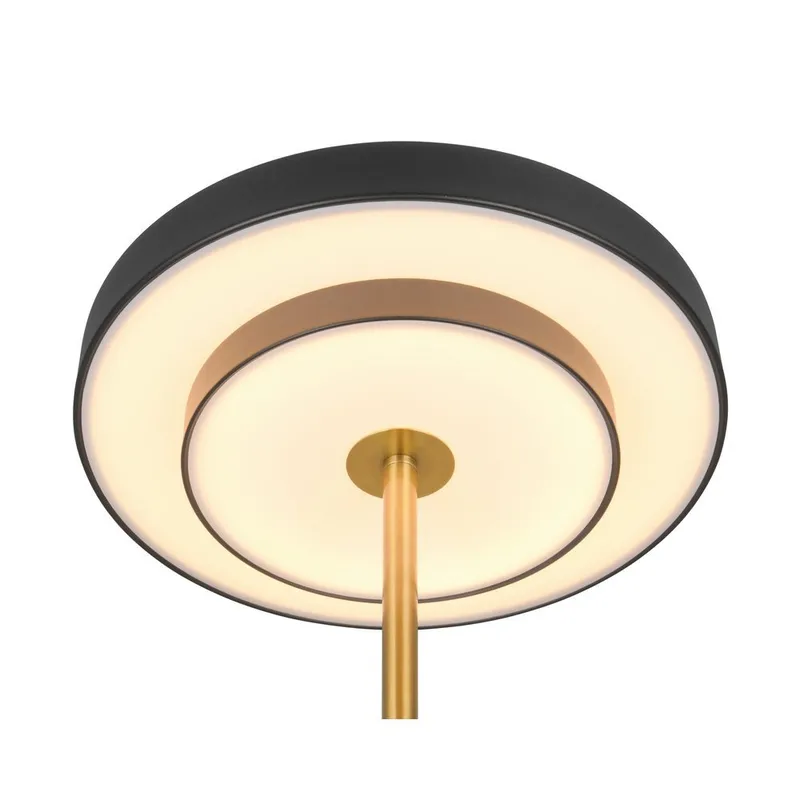 Bordlampe TRIO Keaton - Matt svart/Messing - Belysning - Innendørsbelysning & Lamper - Nattlampe - Nattlampe bord