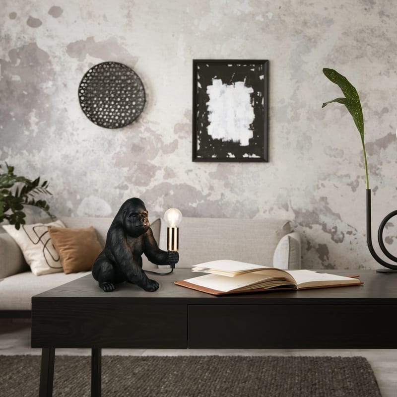 Bordlampe TRIO Kong - Svart - Belysning - Innendørsbelysning & Lamper - Nattlampe - Nattlampe bord