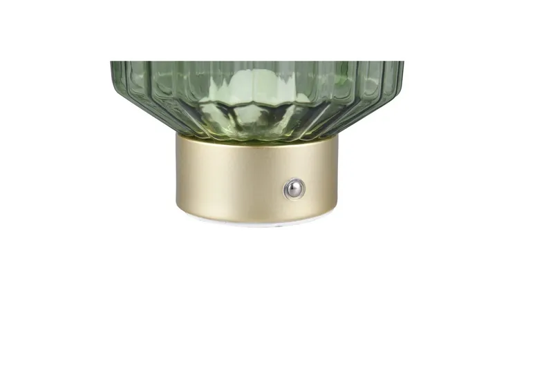 Bordlampe TRIO Lord Matt messing/grønn - Matt messing/grønn - Belysning - Innendørsbelysning & Lamper - Nattlampe - Nattlampe bord