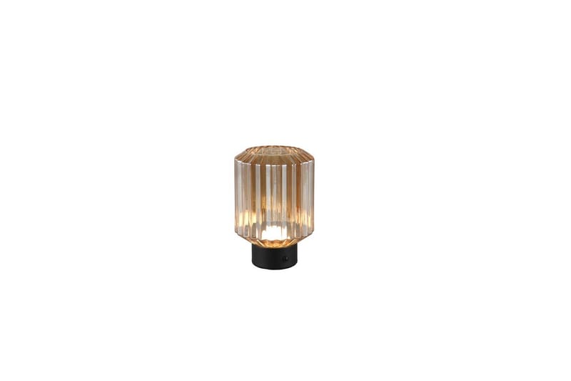 Bordlampe TRIO Lord Matt svart/amber - Matt svart/amber - Belysning - Innendørsbelysning & Lamper - Nattlampe - Nattlampe bord