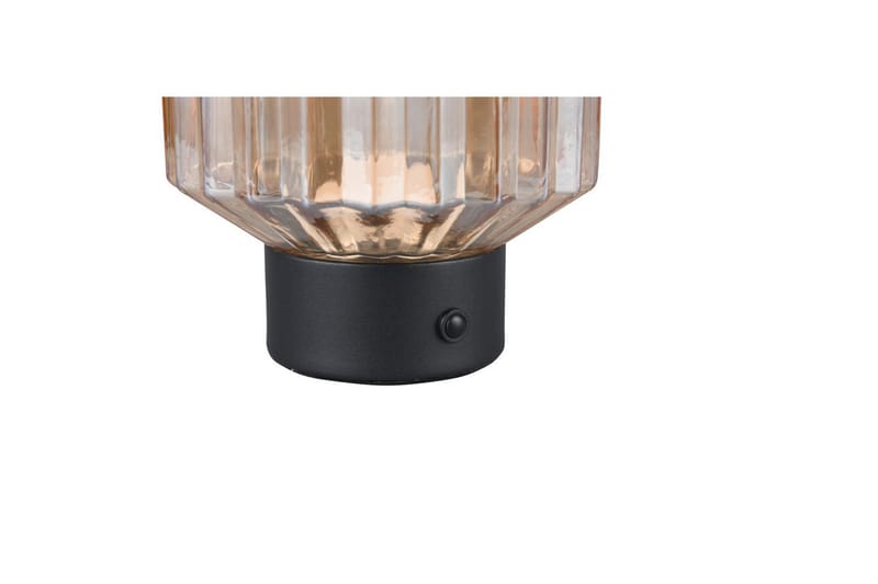 Bordlampe TRIO Lord Matt svart/amber - Matt svart/amber - Belysning - Innendørsbelysning & Lamper - Nattlampe - Nattlampe bord