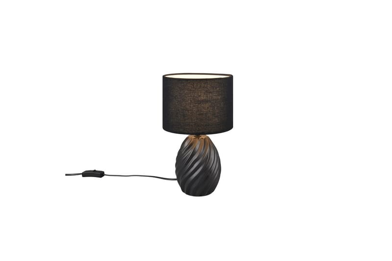 Bordlampe TRIO Melva Svart - Svart - Belysning - Innendørsbelysning & Lamper - Nattlampe - Nattlampe bord