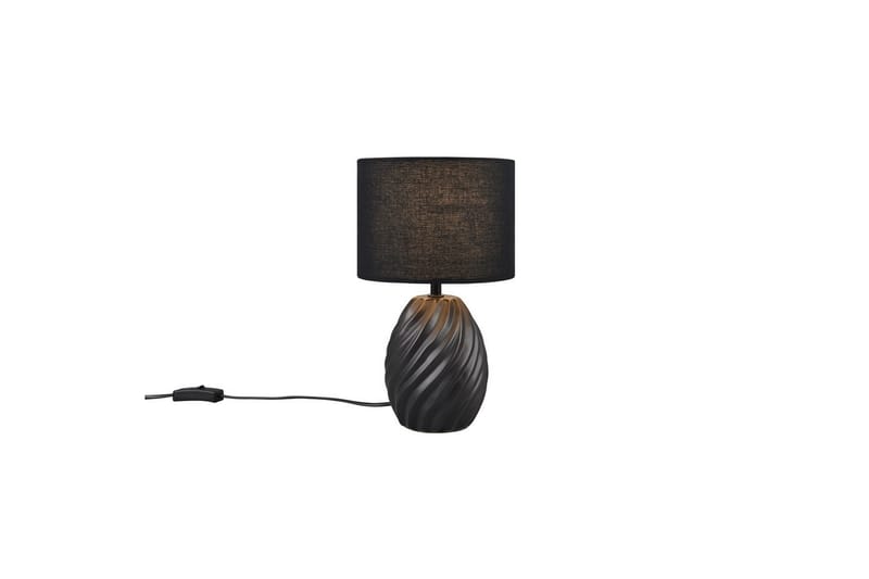 Bordlampe TRIO Melva Svart - Svart - Belysning - Innendørsbelysning & Lamper - Nattlampe - Nattlampe bord