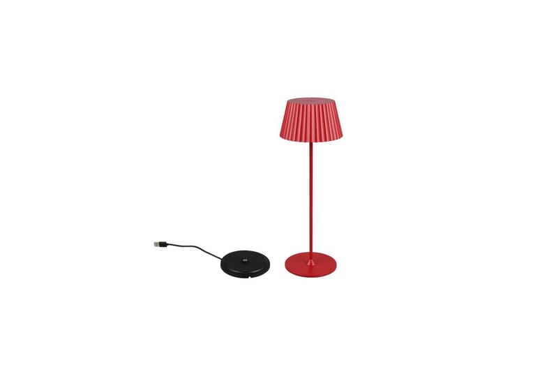 Bordlampe TRIO Suarez Rød - Rød - Belysning - Innendørsbelysning & Lamper - Nattlampe - Nattlampe bord