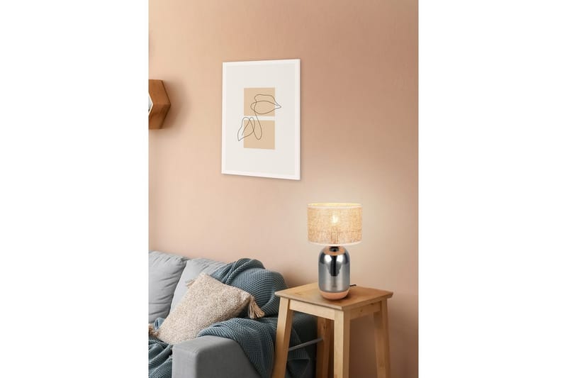 Bordlampe TRIO Tara 43 cm - 43 cm - Belysning - Innendørsbelysning & Lamper - Nattlampe - Nattlampe bord