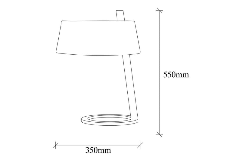 Bordlampe Ulira Hvit / Svart - Hvit / Svart - Belysning - Innendørsbelysning & Lamper - Nattlampe - Nattlampe bord