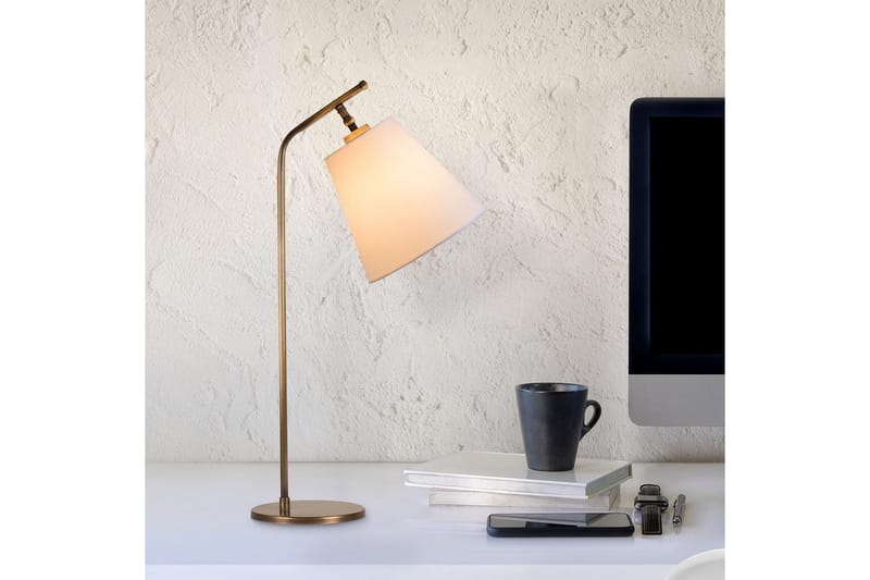 Bordlampe Ulira Hvit / Vintage - Hvit / Vintage - Belysning - Innendørsbelysning & Lamper - Nattlampe - Nattlampe bord