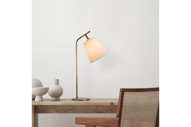 Bordlampe Ulira Hvit / Vintage - Hvit / Vintage - Belysning - Innendørsbelysning & Lamper - Nattlampe - Nattlampe bord