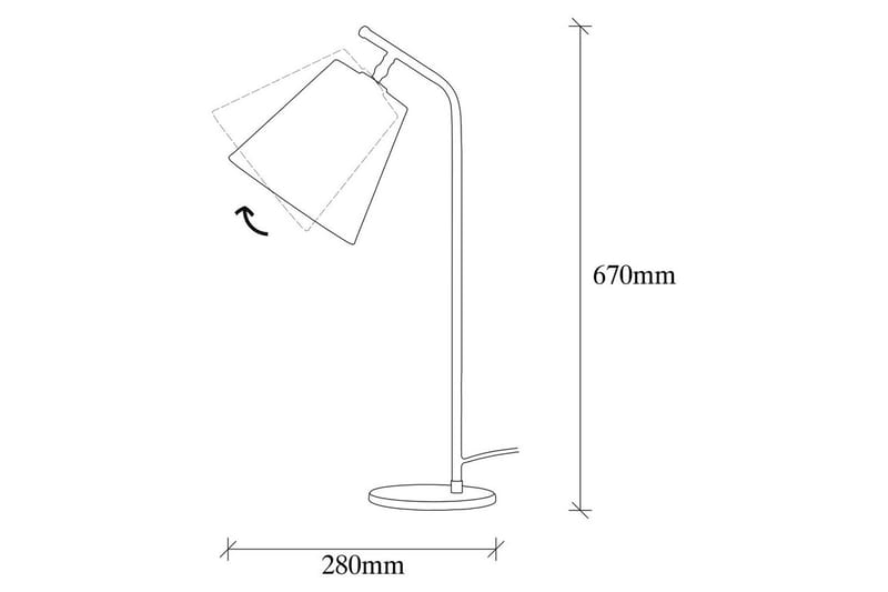 Bordlampe Ulira Hvit / Vintage - Hvit / Vintage - Belysning - Innendørsbelysning & Lamper - Nattlampe - Nattlampe bord