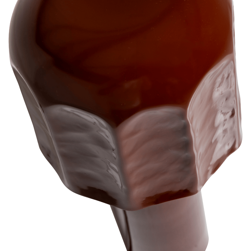 Bordlampe Virel 39 cm - Brun/Rød - Belysning - Innendørsbelysning & Lamper - Nattlampe - Nattlampe bord