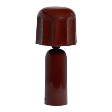 Bordlampe Virel 39 cm - Brun/Rød - Belysning - Innendørsbelysning & Lamper - Nattlampe - Nattlampe bord