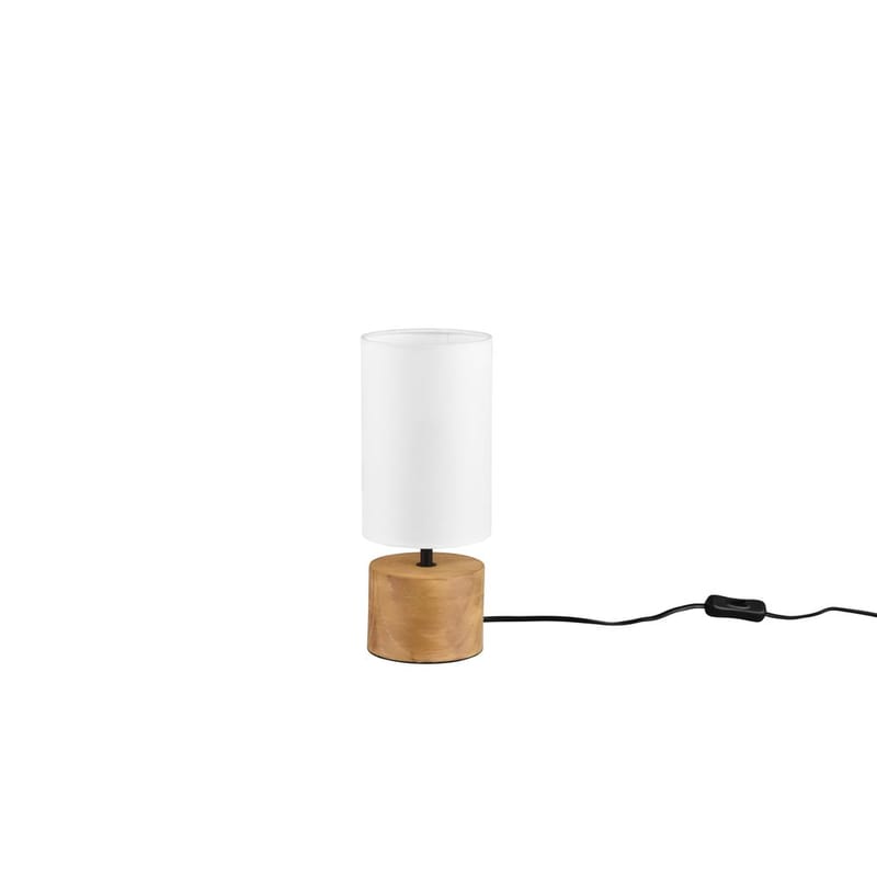 Bordlampe Woody - Tre/hvit - Belysning - Innendørsbelysning & Lamper - Nattlampe - Nattlampe bord