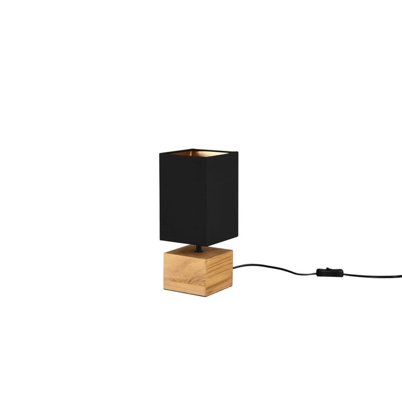 Bordlampe Woody - Tre/svart - Belysning - Innendørsbelysning & Lamper - Nattlampe - Nattlampe bord