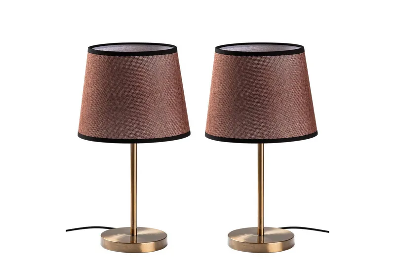 Bordlampesett (2 deler) Jaspal Antikk, Antikk