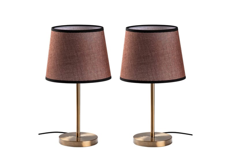 Bordlampesett (2 deler) Jaspal Antikk - Antikk - Belysning - Innendørsbelysning & Lamper - Nattlampe - Nattlampe bord