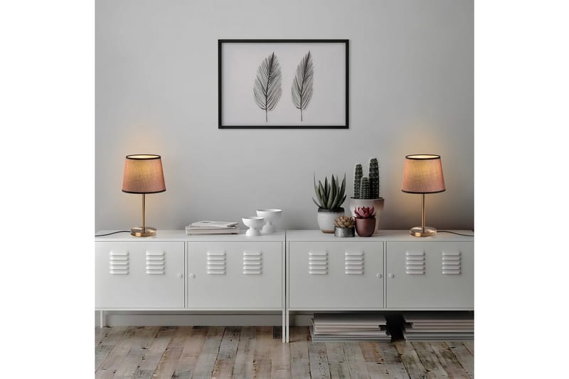 Bordlampesett (2 deler) Jaspal Antikk - Antikk - Belysning - Innendørsbelysning & Lamper - Nattlampe - Nattlampe bord