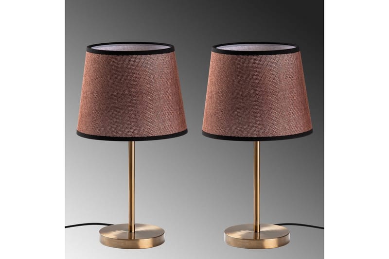 Bordlampesett (2 deler) Jaspal Antikk - Antikk - Belysning - Innendørsbelysning & Lamper - Nattlampe - Nattlampe bord