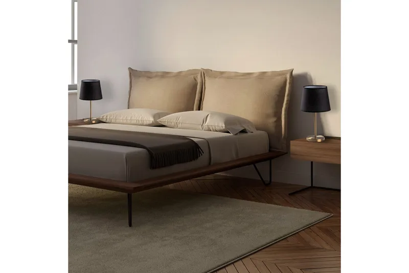 Bordlampesett (2 deler) Jaspal Mørk Antikk - Mørk Antikk - Belysning - Innendørsbelysning & Lamper - Nattlampe - Nattlampe bord