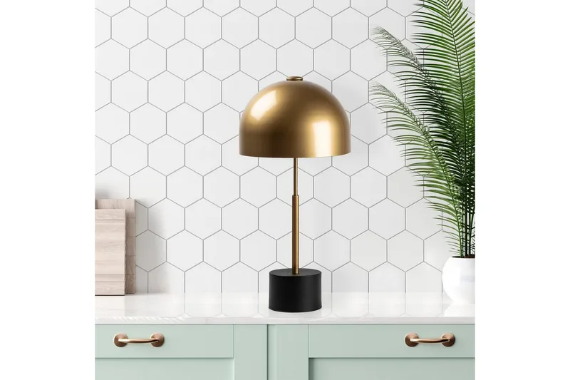 Bordslampa Opviq Mixed Luxora Svart / Antik Black - Belysning - Innendørsbelysning & Lamper - Nattlampe - Nattlampe bord