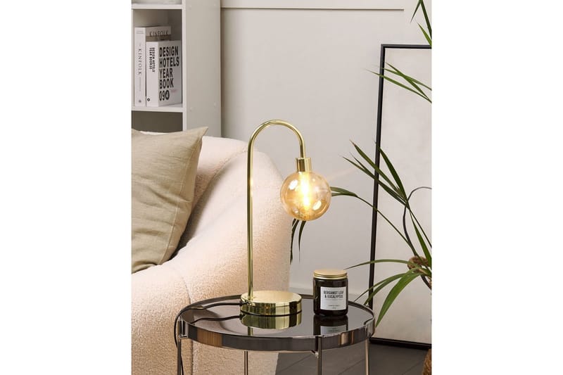 Capramis Bordlampe 41 cm G9 - Gull - Belysning - Innendørsbelysning & Lamper - Nattlampe - Nattlampe bord