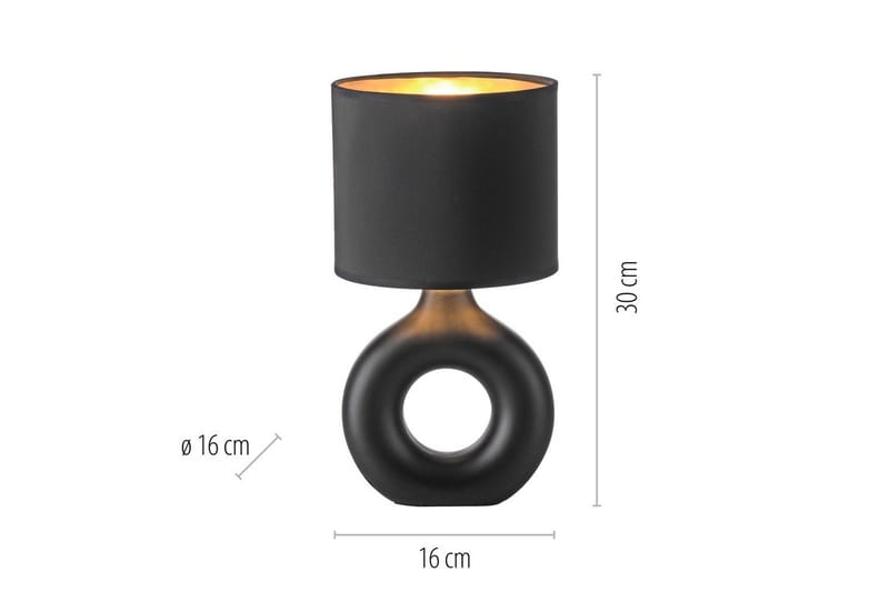 Carara Just Light Bordlampe - Belysning - Innendørsbelysning & Lamper - Nattlampe - Nattlampe bord