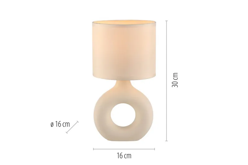 Carara Just Light Bordlampe - Belysning - Innendørsbelysning & Lamper - Nattlampe - Nattlampe bord