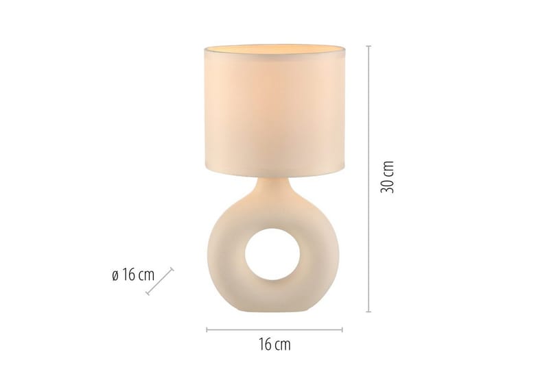 Carara Just Light Bordlampe - Belysning - Innendørsbelysning & Lamper - Nattlampe - Nattlampe bord