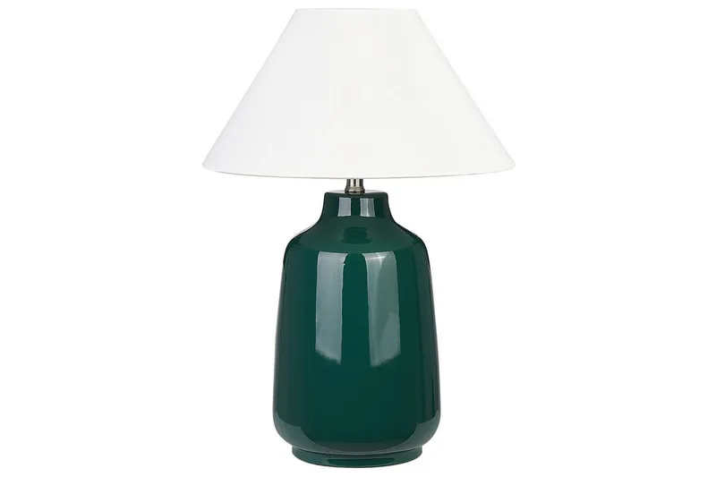 Columbrete Bordlampe 57 cm E27, Mørkegrønn/Hvit