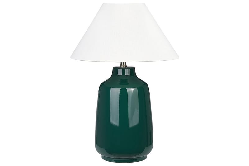 Columbrete Bordlampe 57 cm E27 - Mørkegrønn/Hvit - Belysning - Innendørsbelysning & Lamper - Nattlampe - Nattlampe bord