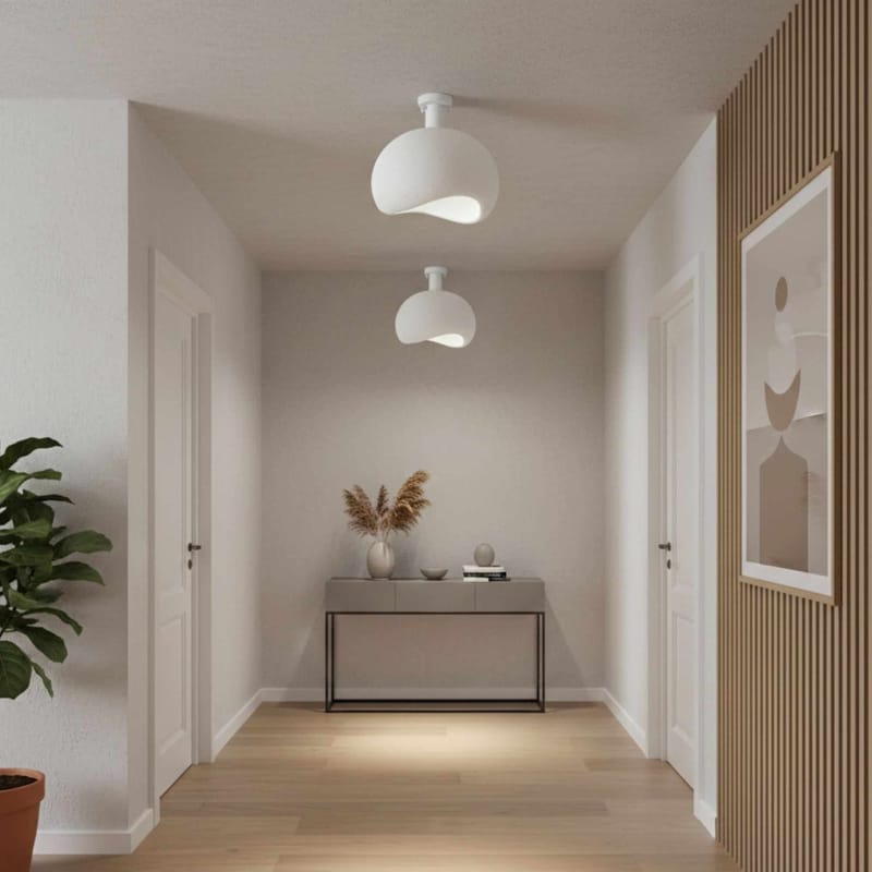 Corlinor bordlampe 34 cm - Hvit - Belysning - Innendørsbelysning & Lamper - Nattlampe - Nattlampe bord