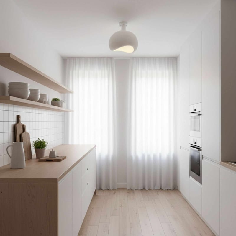 Corlinor bordlampe 34 cm - Hvit - Belysning - Innendørsbelysning & Lamper - Nattlampe - Nattlampe bord