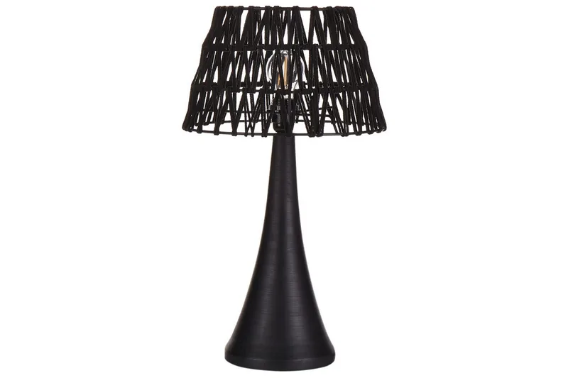 Dalino Bordlampe 47 cm E27, Svart