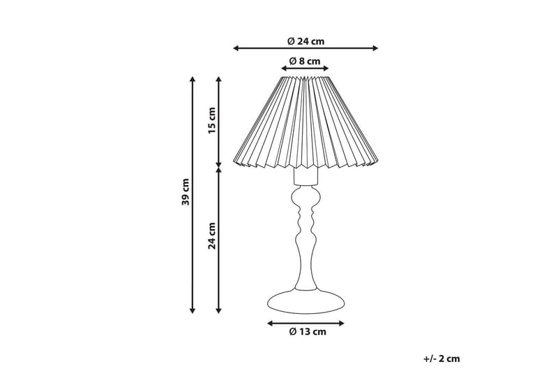 Djerbain Bordlampe 39 cm E14 - Natur/Lyst tre - Belysning - Innendørsbelysning & Lamper - Nattlampe - Nattlampe bord