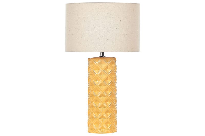 Dragonera Bordlampe 49 cm E27 - Gul/Beige - Belysning - Innendørsbelysning & Lamper - Nattlampe - Nattlampe bord