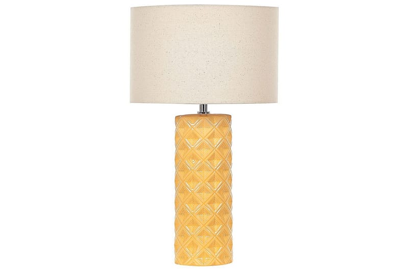 Dragonera Bordlampe 49 cm E27 - Gul/Beige - Belysning - Innendørsbelysning & Lamper - Nattlampe - Nattlampe bord