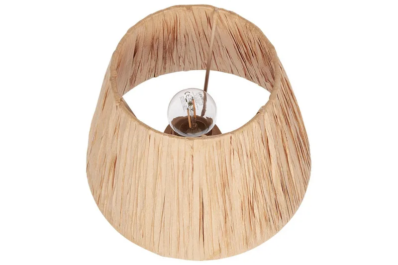 Favignito Bordlampe 2 stk 31 cm E27 - Hvit/Natur - Belysning - Innendørsbelysning & Lamper - Nattlampe - Nattlampe bord