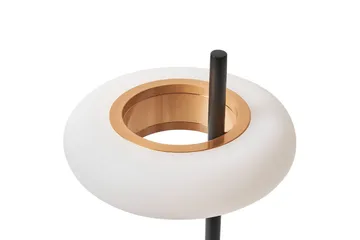 Gabbiani LED Bordlampe 36 cm - Svart/Hvit - Belysning - Innendørsbelysning & Lamper - Nattlampe - Nattlampe bord