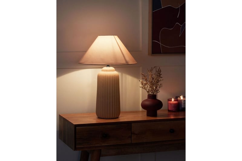 Giulki Bordlampe 50 cm E27 - Sandbeige - Belysning - Innendørsbelysning & Lamper - Nattlampe - Nattlampe bord