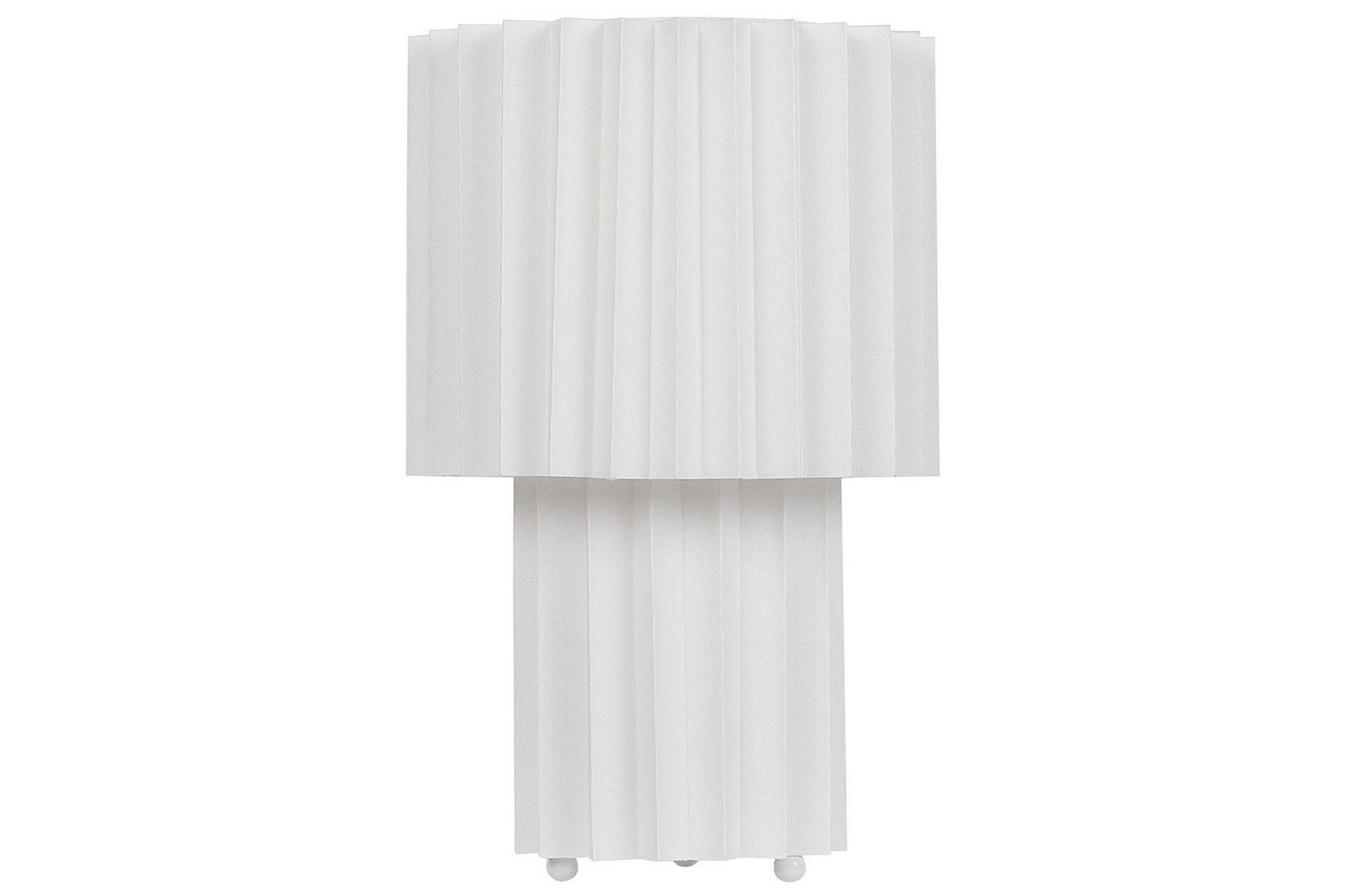 Gozocap Bordlampe 40 cm E27 - Hvit - Belysning - Innendørsbelysning & Lamper - Nattlampe - Nattlampe bord