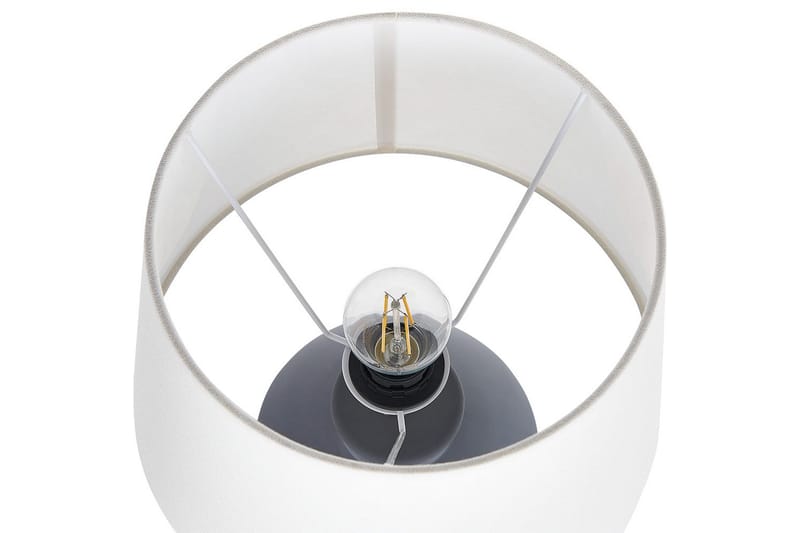 Gyaros Bordlampe 55 cm E27 - Grå/Hvit - Belysning - Innendørsbelysning & Lamper - Nattlampe - Nattlampe bord
